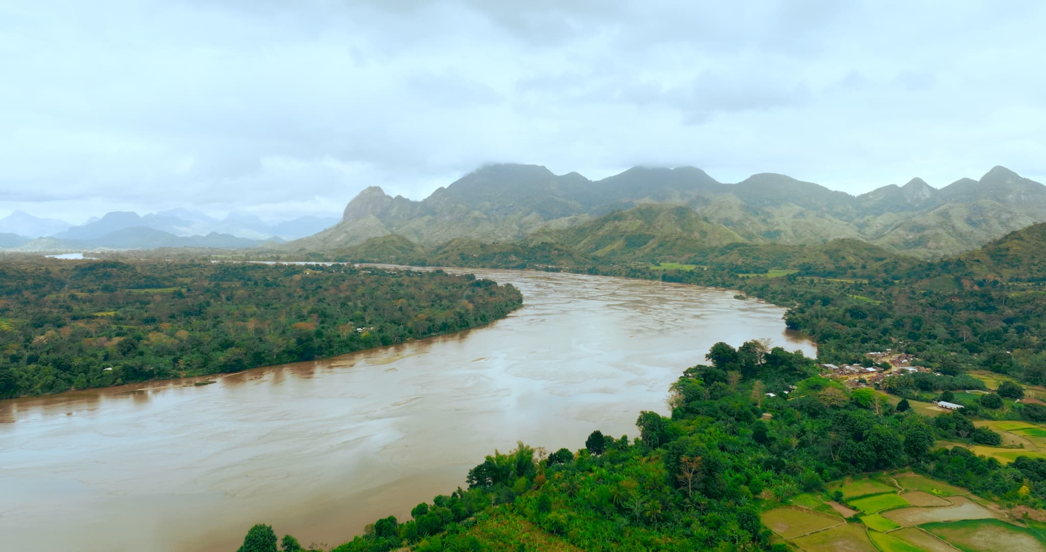 Aerial view of Madagascar