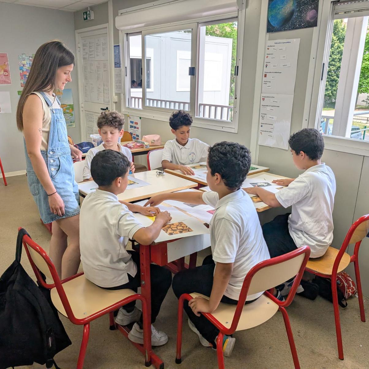 workshop with schoolchildren